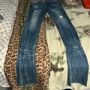 SUPER STACKED FIT JEANS SIZE 34